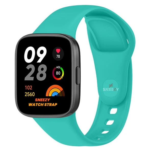 Xiaomi Redmi Watch 3 Uyumlu PureLux Soft Silikon Kordon  Turkuaz Turkuaz ürün görseli 1
