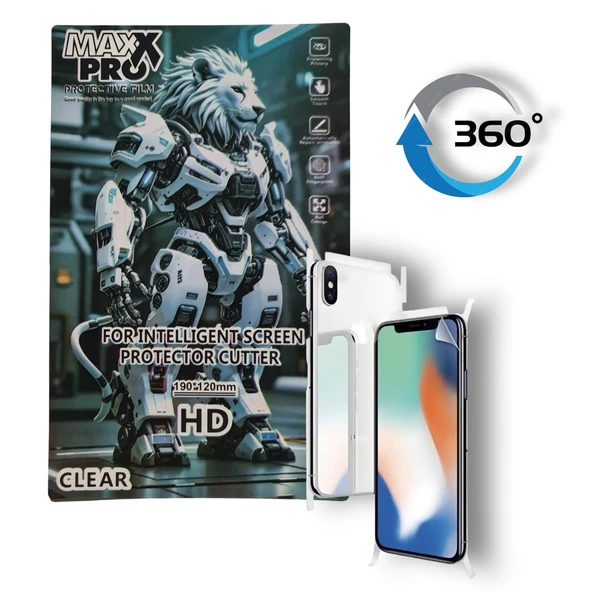 HONOR 80 Uyumlu NANO Ön - Arka 360 Full Kaplama Hd Ekran Koruyucu Darbe Emici - MAXXPRO ürün görseli 1