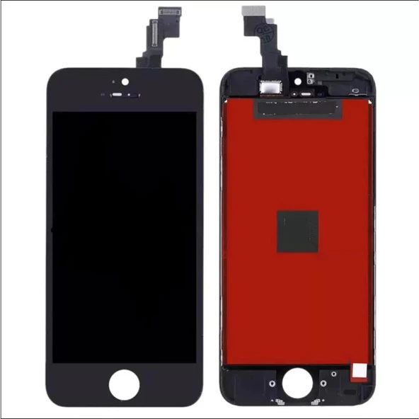 iPhone 5C LCD Ekran Dokunmatik Komple AAA - Siyah ürün görseli 1