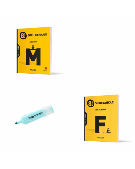 LGS 8.Sınıf Matematik Ve Fen Bilimleri Soru Bankası ürün görseli 1
