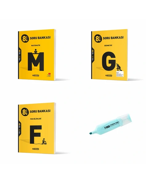 LGS 8.Sınıf Matematik Geometri Ve Fen Bilimleri Soru Bankası ürün görseli 1