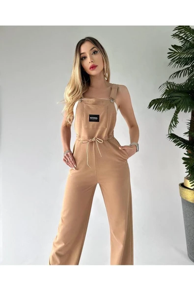 Beli Bağcıklı Salopet Tulum ürün görseli 1
