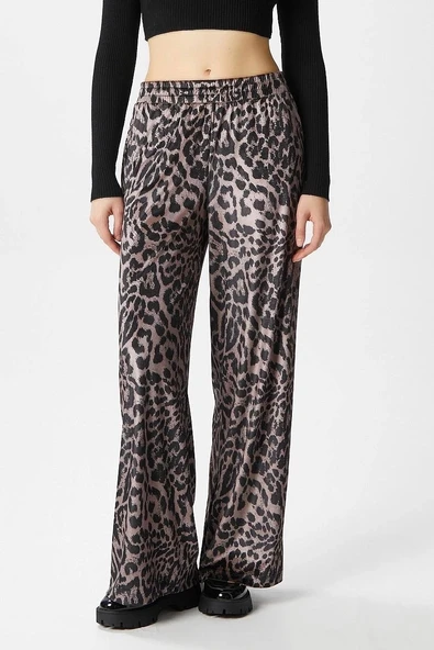 Leopar desen pantolon ürün görseli 1
