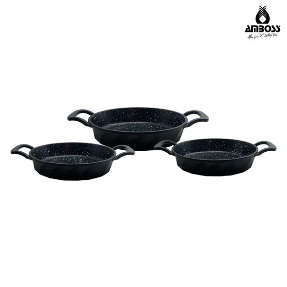 Vento 3 Parça Döküm Sahan Seti 18-20-22 cm - Resim 4