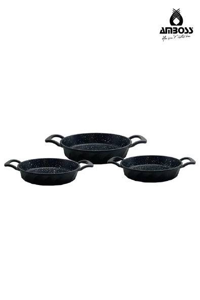Vento 3 Parça Döküm Sahan Seti 18-20-22 cm - Resim 5