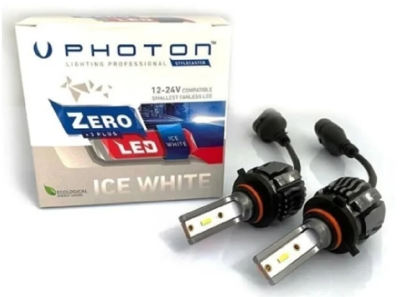 PHOTON LED AMPUL 12V-24V HB3 9005 HB4 9006 ICE BLUE (BUZ ürün görseli 1