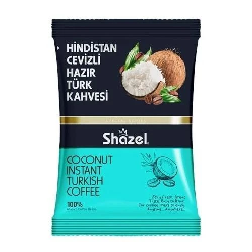 Shazel Hindistan Cevizli Hazır Türk Kahvesi 100 gr ürün görseli 1