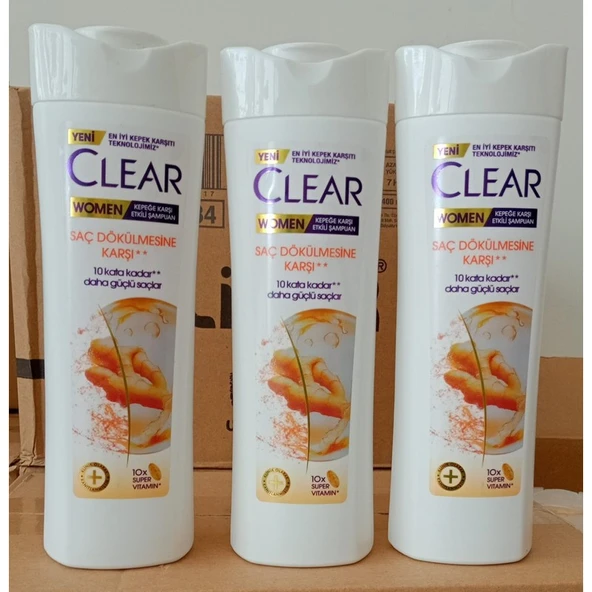 Clear Kadınlara Özel Şampuan 350 ml x 3Adet ürün görseli 1