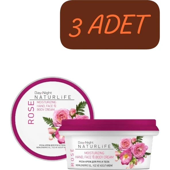 Celenoir Day & Night El ve Vücut Kremi | Gül Özlü Günlük Bakım | 50ML x 3 Adet ürün görseli 1
