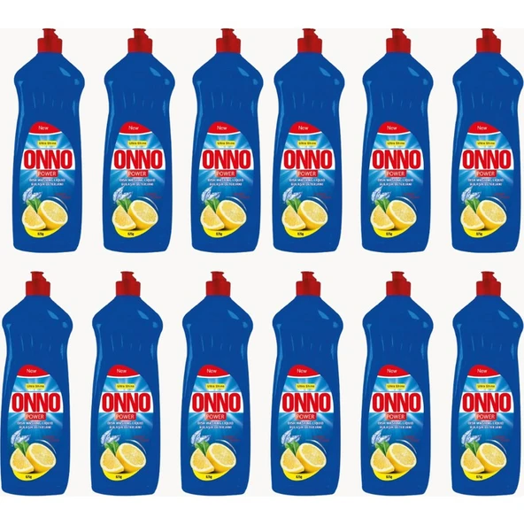 Onno Limonlu Bulaşık Deterjanı 12 Adet x 675 Gram ürün görseli 1