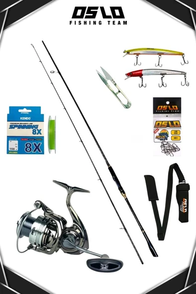 置物8点セット Oslo Zen Pro 274Cm 8-42Gr Oslo Next 4000 8 Örgü Spin Olta Seti
