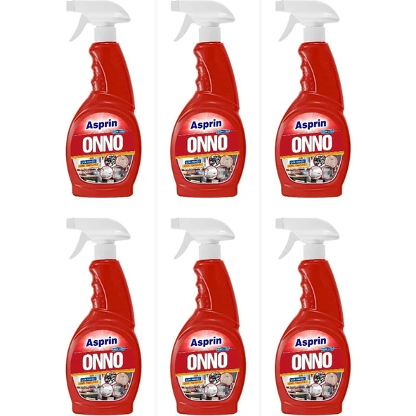 Onno Asprin Çok Amaçlı Genel Temizleyici 6 Adet x 750 ml ürün görseli 1