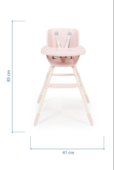 Babyjem XSoft Mama Sandalyesi Soft Pembe - Resim 8