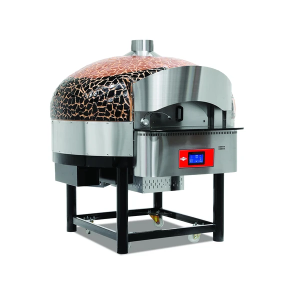 Empero EMP.SPO.02-D-BB-LPG Dijital Pizza Fırını Döner Tabanlı Gazlı Kahverengi-siyah Lpg ürün görseli 1