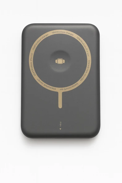 5000 mAh Kablosuz Şarjlı Powerbank  20W Hızlı Şarj, Taşınabilir Şarj Cihazı ürün görseli 1