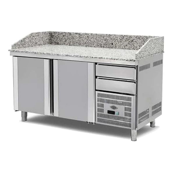 Empero EMP.160.80.01 Granit Tablalı Buzdolabı 2 Kapılı 300 L ürün görseli 1