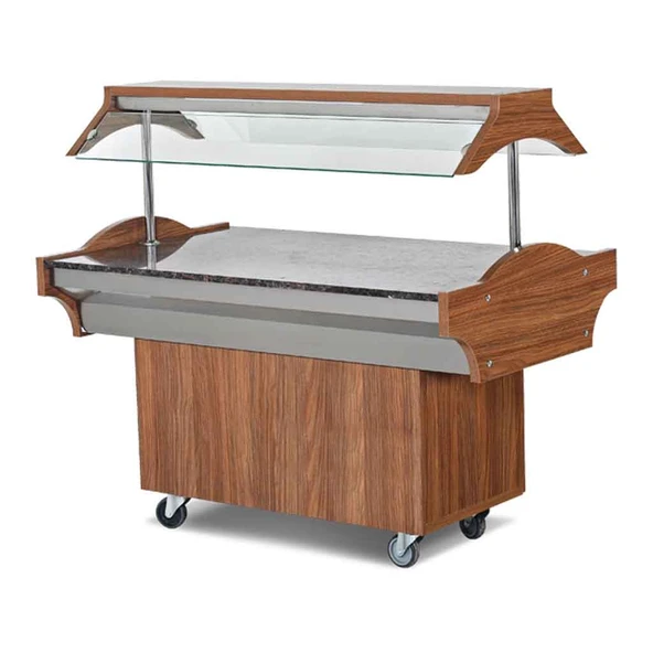 Empero EMP.SB.05-N Nötr Salat Bar Granit Üst Tabla 180x89x137 cm ürün görseli 1