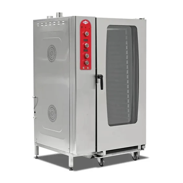 Empero EMP.GKF-40 Plus Konveksiyonel Fırın - Gazlı - 40 GN-1/1 (20 GN-2/1) - kit arabalı - Doğalgazlı ürün görseli 1