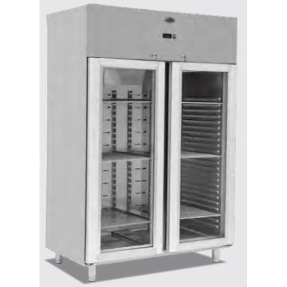 Empero EMP.140.80.03-CLS Klasik Model Buzdolabı Camlı Depo Tip - 1400x800x2050 ürün görseli 1