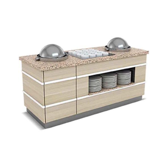Empero GLT.CSU.03 Galata Çorba Servis Ünitesi 3 Çorbalık 240x90x90 cm ürün görseli 1