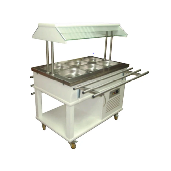 Atalay ASSB-03 Saladbarlar Orta Tip Ahşap Kaplama GN 1/1 x 3 - 230 V ürün görseli 1