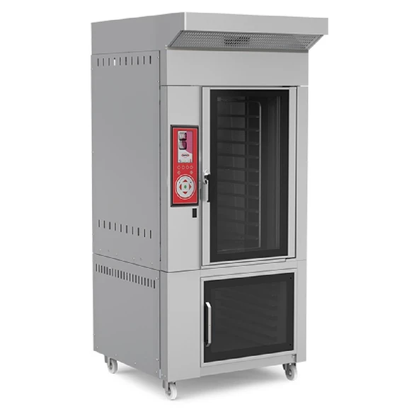 Empero EMP.EDKF-10 Elektrikli Döner Konveksiyonlu Fırın-Paslanmaz Çelik-10 Tepsi ürün görseli 1