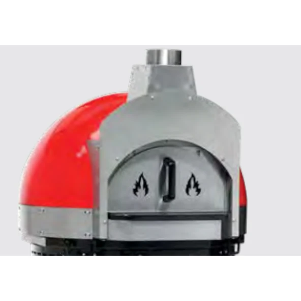 Empero EMP.SPO.H-60-R Pizza Fırını Ev Tipi Gazlı Kırmızı ürün görseli 1