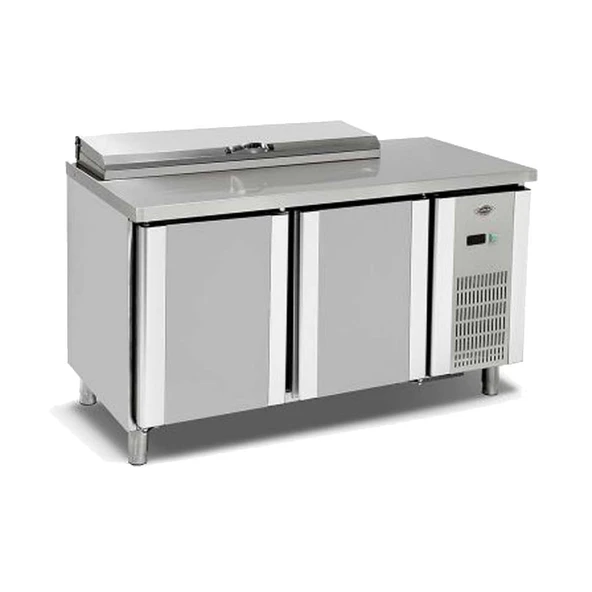 Empero EMP.200.70.01-PSO Pizza ve Salata Buzdolabı 3 Kapılı 500 L ürün görseli 1