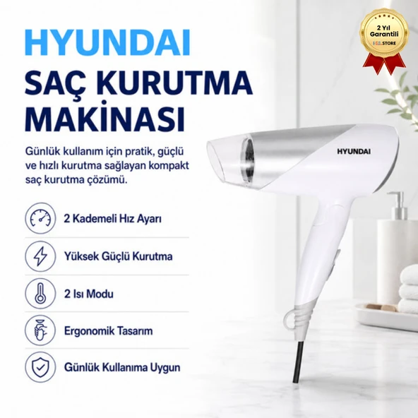 1200W Hızlı Kurutma Saç Kurutma Makinesi ürün görseli 1
