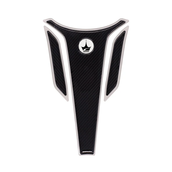 Grippatch CF-800/MT İLE UYUMLU  DEPO VE DEPO KAPAĞI ULTIMATE 6D KARBON KAYDIRMAZ TANK PAD CFDKS01 ürün görseli 1