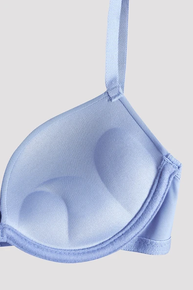 Mavi Latina Double Push-Up Destekli Sütyen - Resim 4