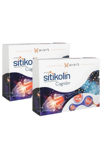 Haver Sitikolin Cognizin 30 Kapsül | 2 Adet ürün görseli 1