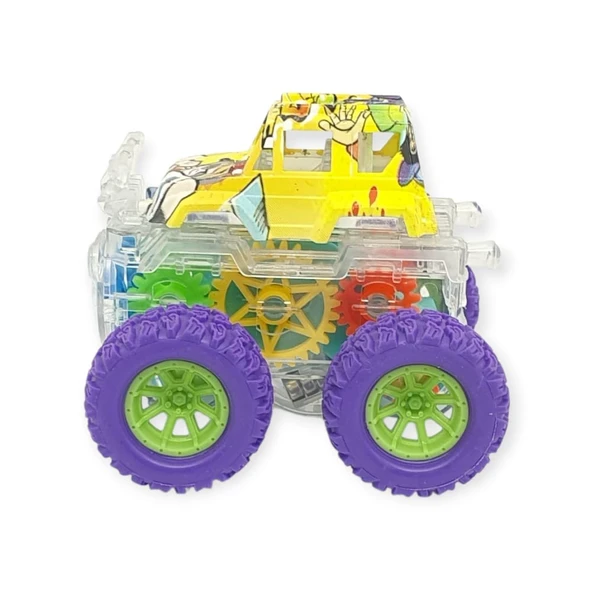 Sürtmeli Işıklı Off-Road Aracı  - 7310 - Mor ürün görseli 1