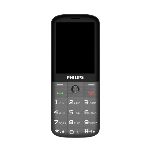 PHILIPS Xenium E227, 32Mb, Siyah, 32Mb Ram, 2,8inc Ekran, Arka Kamera, Çift Sim Destegi, FM Radyo, 1700mAh Pil, El Feneri, Türkiye Garantili ürün görseli 1