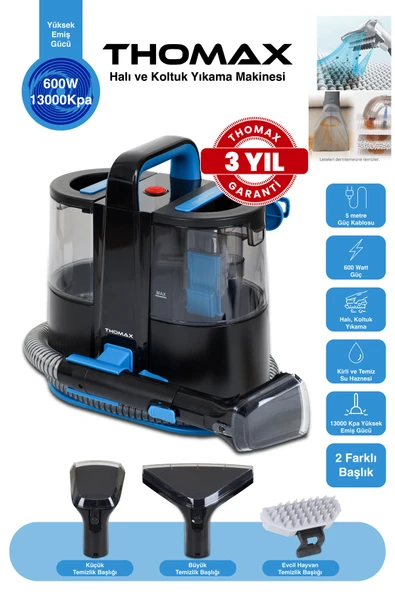Thomax DMW001A Koltuk ve Halı Yıkama Makinesi ürün görseli 1