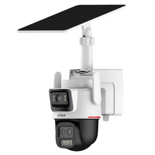 DAHUA  IPC-PTS2649C-3E3Z-4GB20, 2X 3Mpix, 2,8 Lens+3,6 Lens, WizColor, 50Mt Gece Görüsü, IP66,  Hybrid-zoom PT 4G Solar Ip Kamera ürün görseli 1