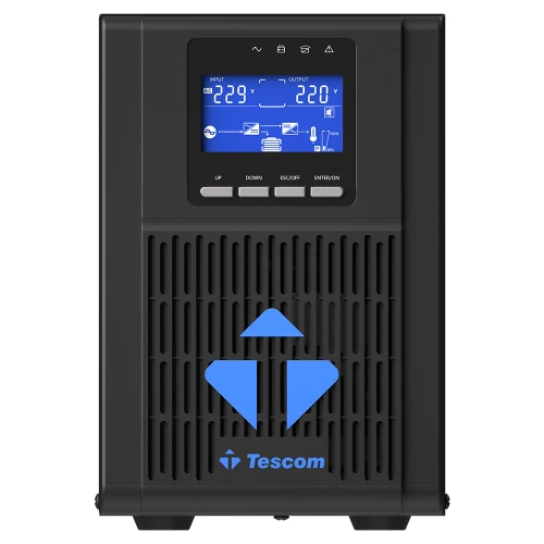 TESCOM NeoLine 1000, 1 KVA Online 1F/1F UPS, (900040100) (2x9A Akü) ürün görseli 1