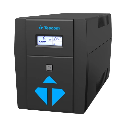 TESCOM LEOAP 2000VA Line Interactive UPS 900020315 2x9A Akü - Resim 2