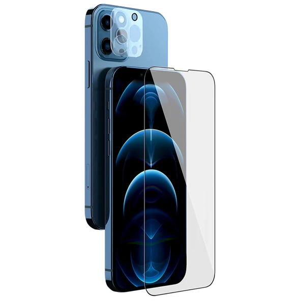 Nillkin iPhone 13 Pro Max 2in1 Kamera Lens + HD Cam Ekran Koruyucu ürün görseli 1