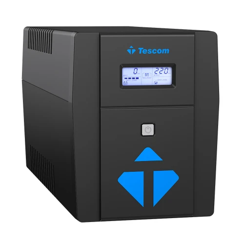TESCOM LEOAP 2000VA Line Interactive UPS 900020315 2x9A Akü - Resim 3