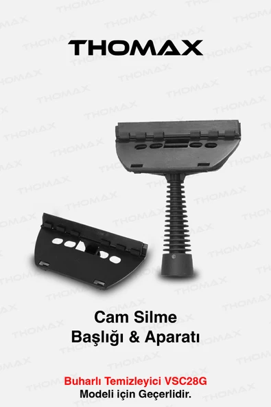 THOMAX Vsc28g buharlı temizlik makinası cam silme başlığı ve aparatı ürün görseli 1