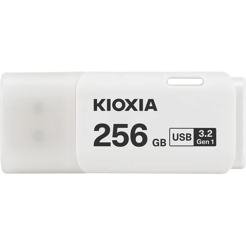 KIOXIA U301W 256GB USB 3.2 Gen1 TransMemory Flash Disk Beyaz ürün görseli 1