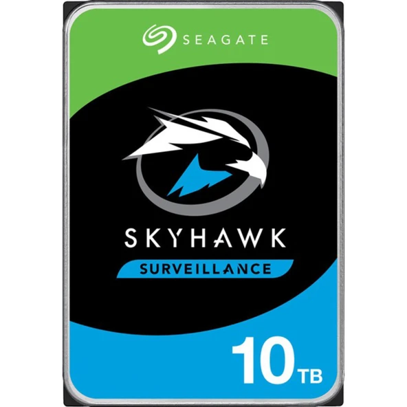 Seagate 10TB Skyhawk SV35 3.5" Sata3 7200Rpm 256MB 7/24 Hdd ST10000VE00 ürün görseli 1
