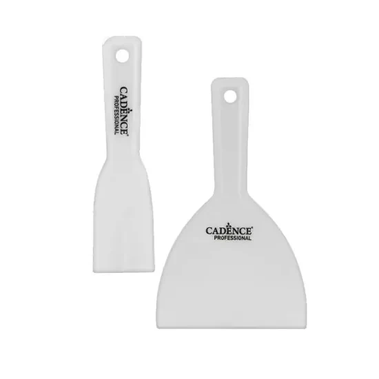 Cadence Rölyef Spatula 2'li Set (İnce-Geniş) - Plastik Spatula ürün görseli 1
