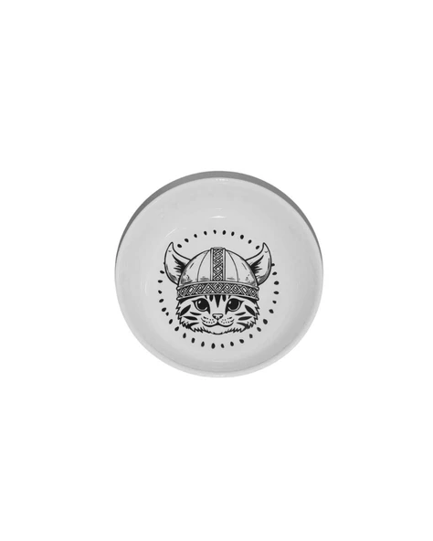 Raccoon Eco014 Viking Cat Seramik Mama Ve Su Kabı 250ml ürün görseli 1