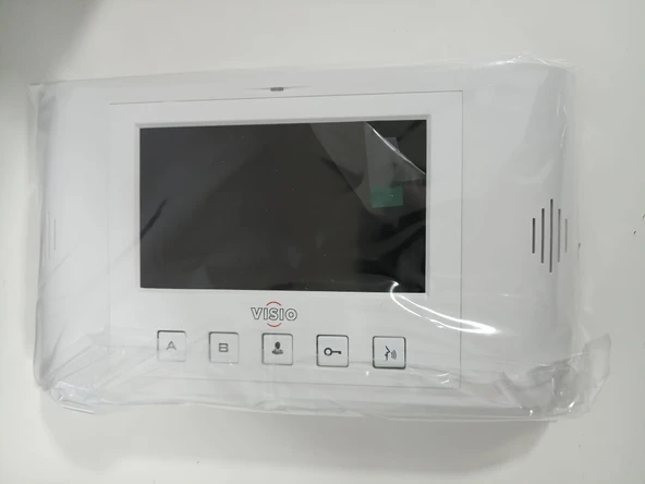 Mas Visio 4.3'' Görüntülü Diyafon, Beyaz - Resim 2