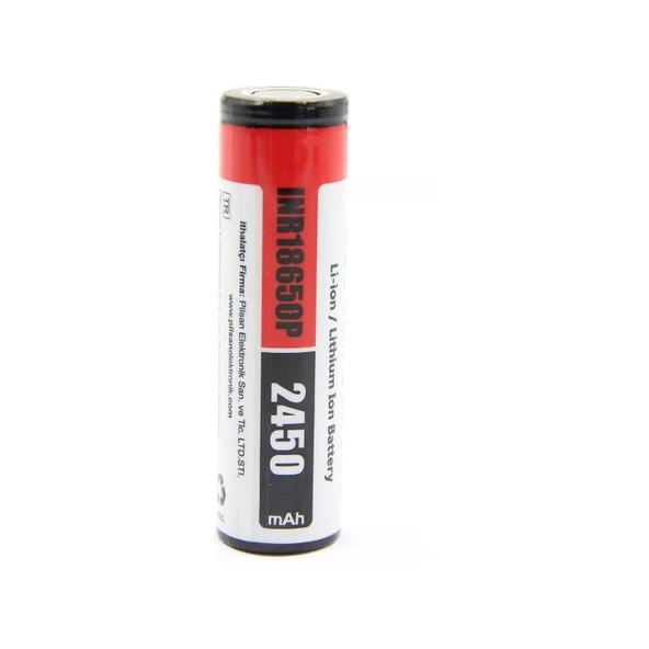 Orion 18650 18650P 3.7V 2450MAH Li-Ion Şarj Edilebilir Pil (12C) ürün görseli 1