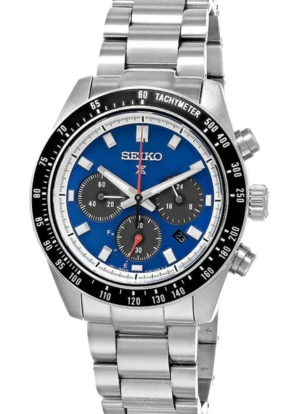 Seiko SSC931 Tachymeter Solar Mekanizma Safir Çizilmez Cam 10 Atm Suya Dayanıklı Metalik Renk Erkek Kol Saati ürün görseli 1
