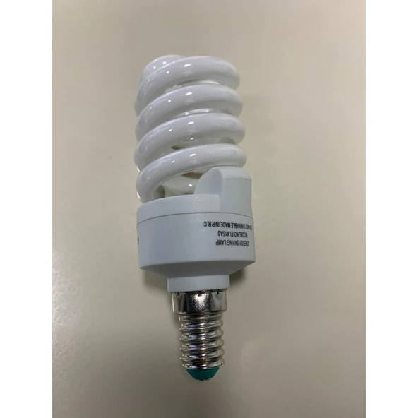 Luxram 15W E14 Spiralli Tasarruflu Ampul 2700K, Sarı Işık ürün görseli 1