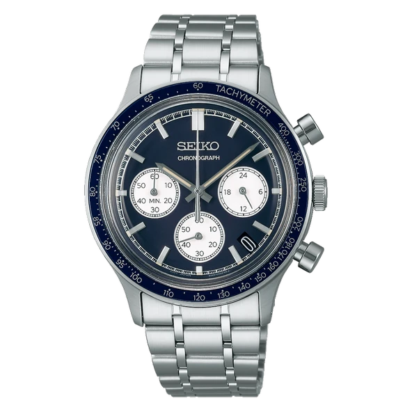 Seiko SSB477P1 Kronograf Kristal Camlı Çelik Kordon Çelik Kasa 5 ATM Suya Dayanıklı  Metalik Renk Erkek Kol Saati ürün görseli 1